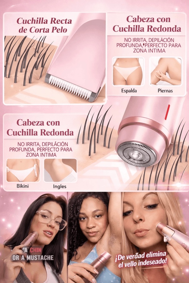 🌸Velisse SkinPro™ - DEPILADORA ELECTRICA 2 EN 1 + ENVIO GRATIS ✨