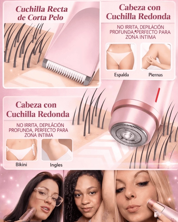 🌸Velisse SkinPro™ - DEPILADORA ELECTRICA 2 EN 1 + ENVÍO GRATIS✨