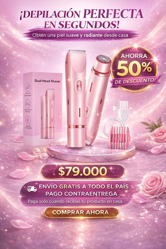 🌸Velisse SkinPro™ - DEPILADORA ELECTRICA 2 EN 1 + ENVIO GRATIS ✨